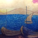 The Boyfriend Backdrop Painting