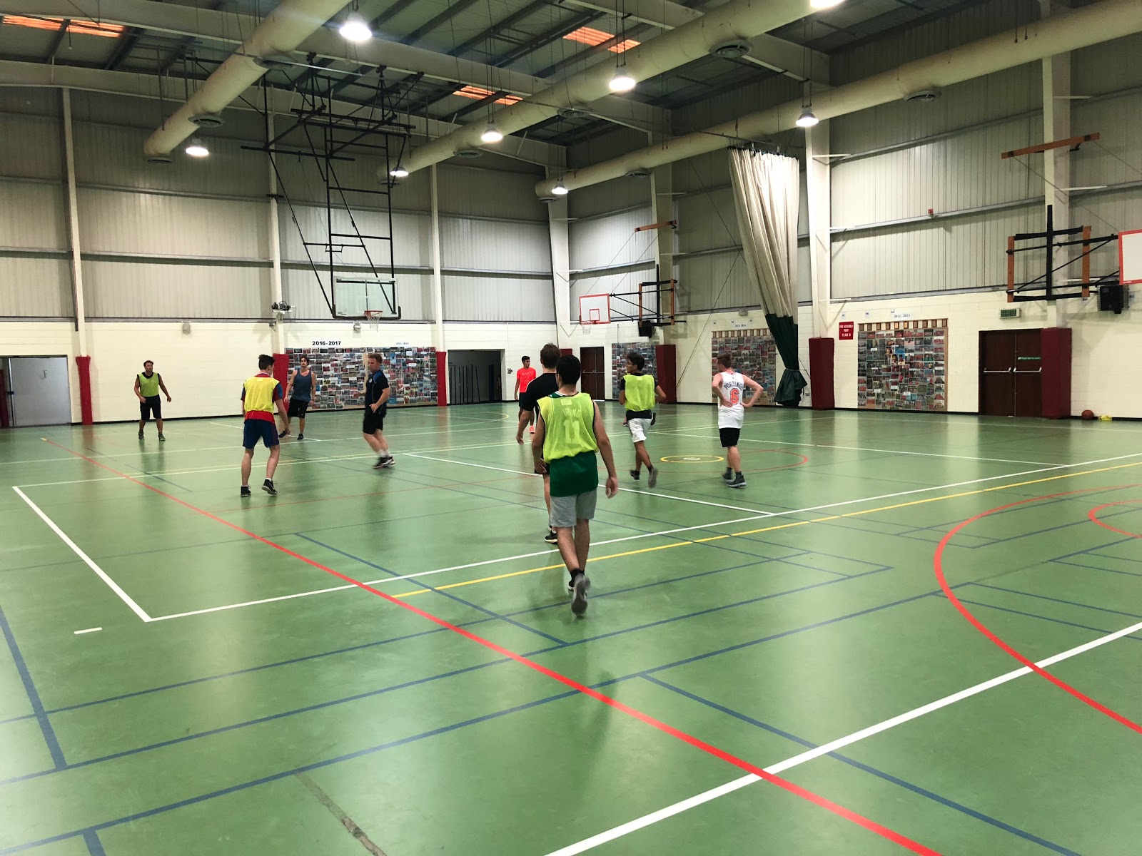 Students & Staff Basketball: The Sports Hall is also used for extra-curricular activities after school. Sometimes, at the end of the week, our teachers invite us to join them in a friendly game of basketball. This tradition has been ongoing since Year 12, even during the summer. This activity gave me the opportunity to create great friendships with the previous Year 13 group that would have never been possible otherwise. I’ve also gained a more personal relationship with teachers outside of our classroom.