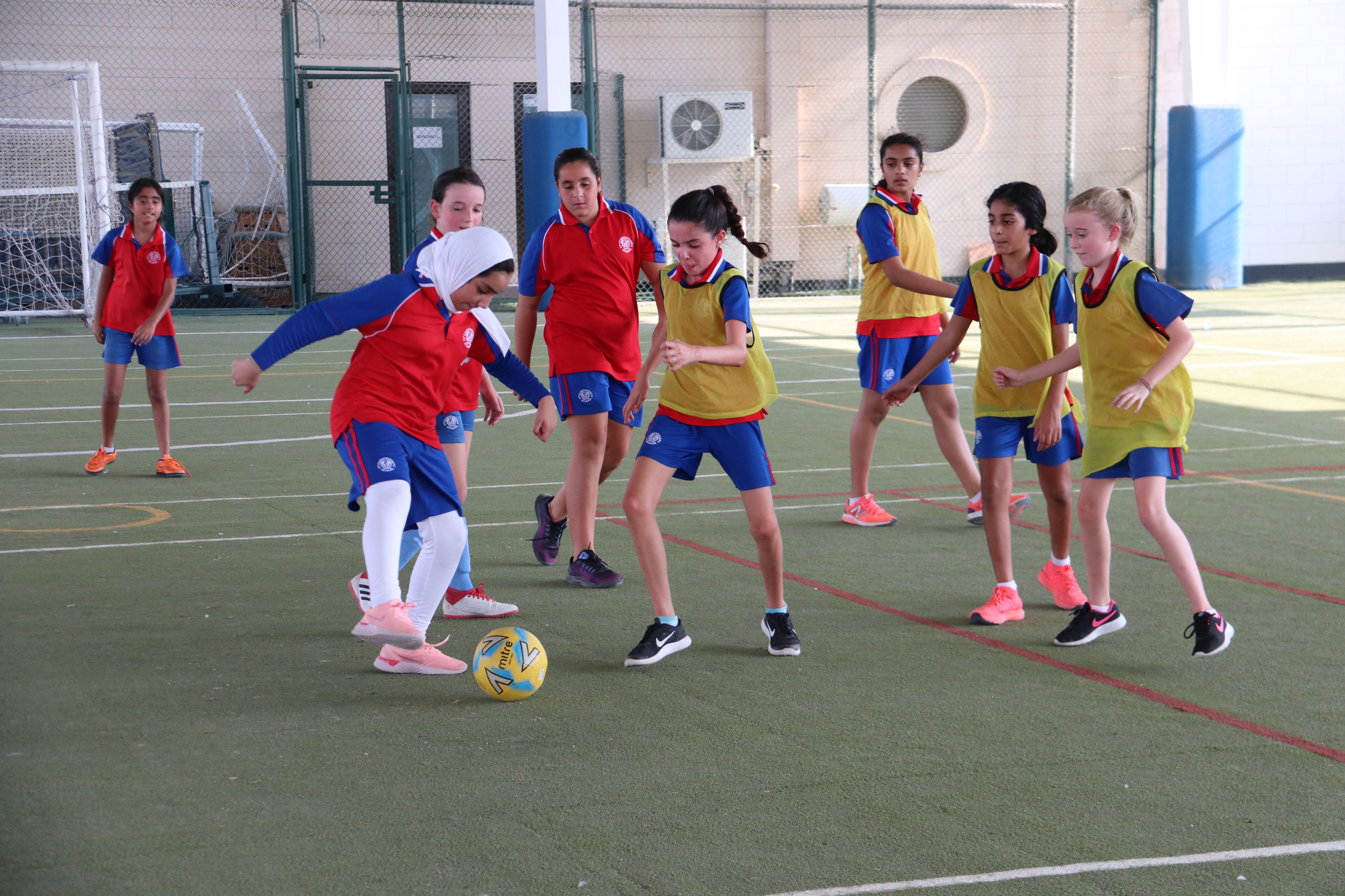 Yr6 Girls Footy Trials - Mark Holness